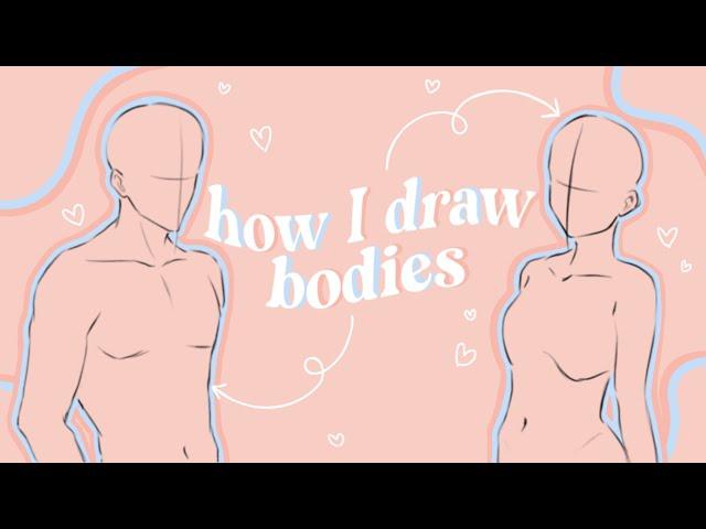 How i Draw Bodies // anatomy tips [2023]