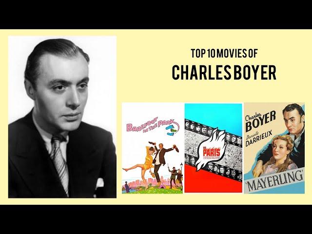 Charles Boyer Top 10 Movies of Charles Boyer| Best 10 Movies of Charles Boyer