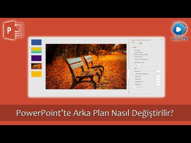 PowerPoint'te Arka Plan Nasıl Değiştirilir?