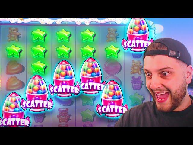 ULTRA RARE 6 SCATTER ON SUGAR RUSH BONUS BUYS! (CRAZY PROFIT)