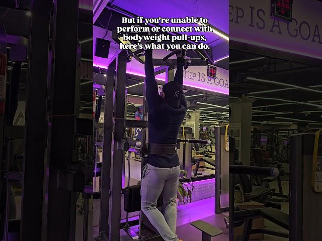 Struggling with Pull-Ups? Try THIS Lat Pulldown Hack for a WIDE Back!#FitnessHacks #backgains