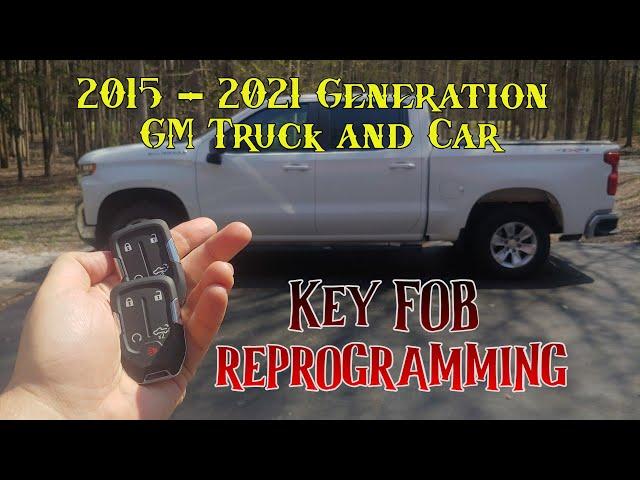 Pair Smart Key Remote FOB Program Silverado GM 2015-2021 Cars and Trucks