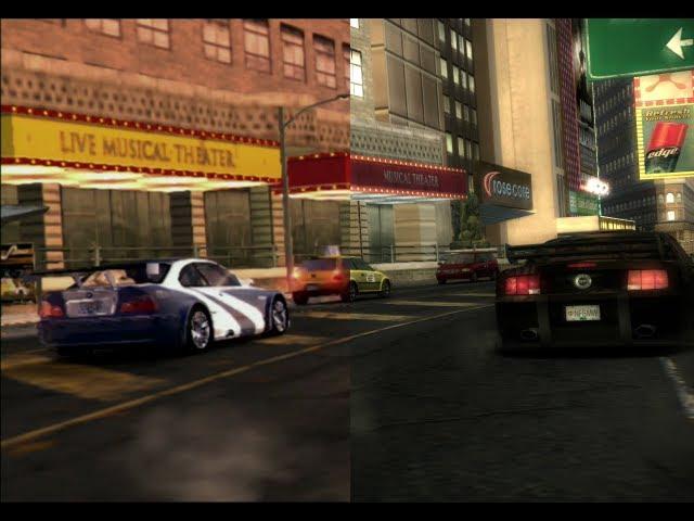 Need for Speed Most Wanted PS2 vs PC - HD 1080p