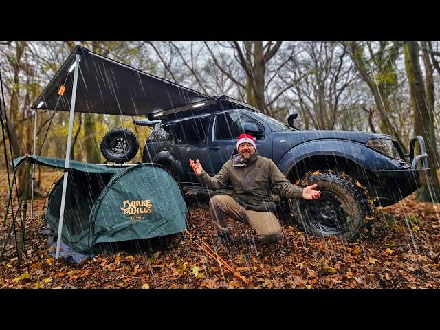 Storm Camping in a SWAG Bag - Hangi Pit Oven