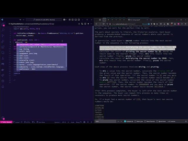 [Day 22] Live Coding Advent of Code 2024 in Scala