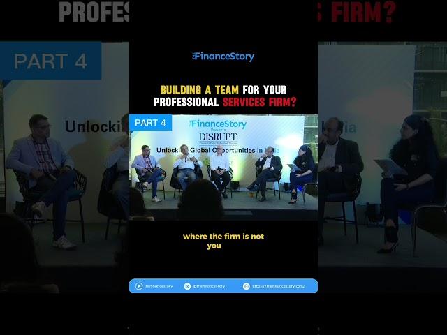 PART 4 • Building a team for professional services firms?