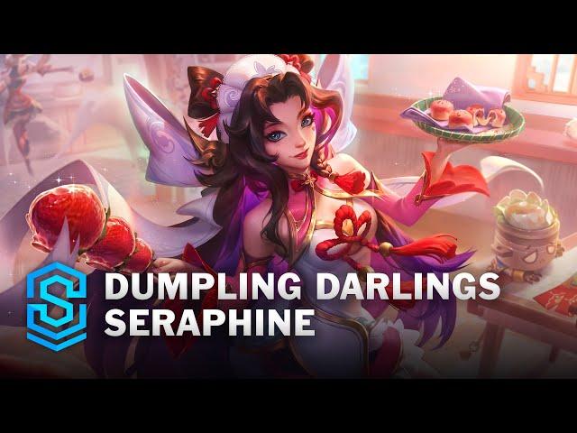 Dumpling Darlings Seraphine Skin Spotlight - League of Legends