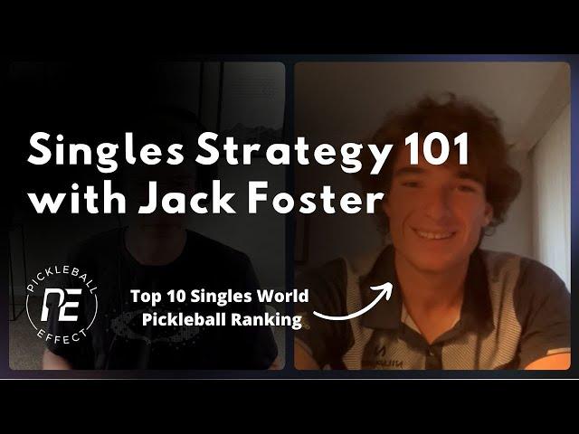 Singles Pickleball Strategy 101 with Jack Foster | Includes Video Analysis