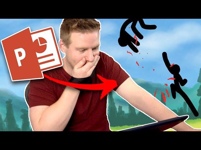 Animating in Microsoft POWER POINT - It's ACTUALLY GREAT!?!