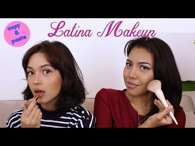 COPY & PASTE LATINA MAKEUP Tutorial  Cocok gak sih ???