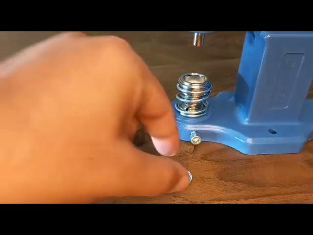 How To Make/Use Fabric Cover Button Die Mold Hand Press Machine