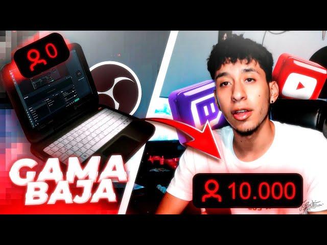  ESTA ES La MEJOR CONFIGURACION de OBS para PC de BAJOS RECURSOS   ( STREAM con PC MALA ) 2024