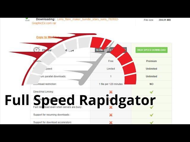 How to use rapidgator on Onload Helper to download file