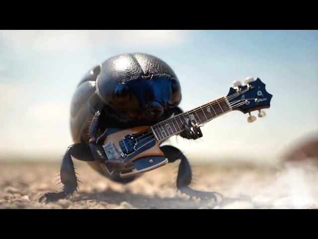 The Beetles NEW Hit Power Metal Instrumental! Backyard Bug Muzak!