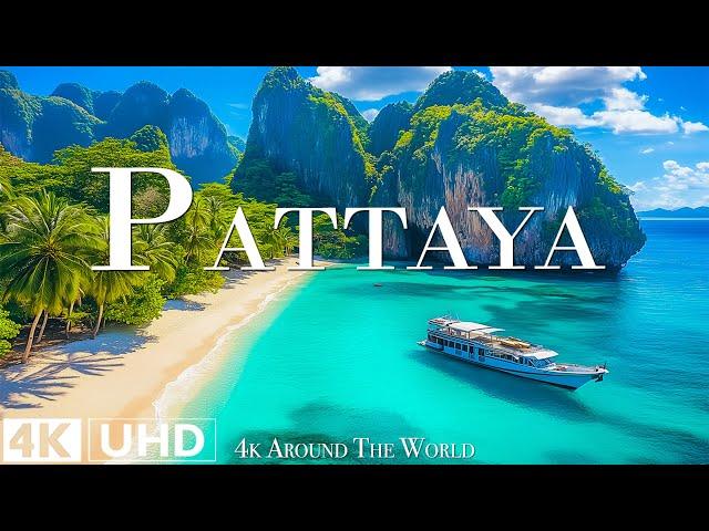 FLYING OVER PATTAYA - Amazing Beautiful Nature &  Relaxing Music