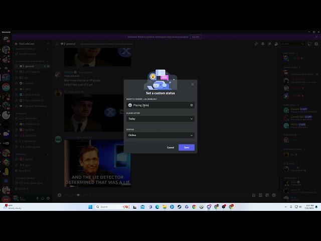 How to Hide Game Activity & Make Custom Statuses in Discord