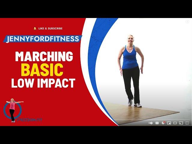 Marching | Low Impact Aerobics | Walking at Home Workout | 30 Min | JENNY FORD