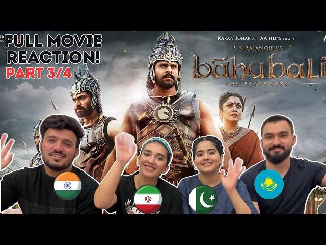 BAAHUBALI FULL MOVIE REACTION (Part 3/4) | The Beginning | Prabhas | 4 Idiots REACT