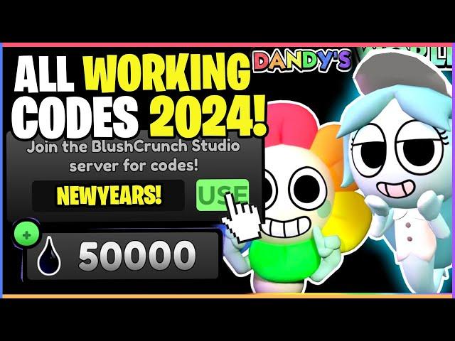 *NEW* ALL WORKING CODES FOR DANDY'S WORLD IN 2024! ROBLOX DANDY'S WORLD CODES