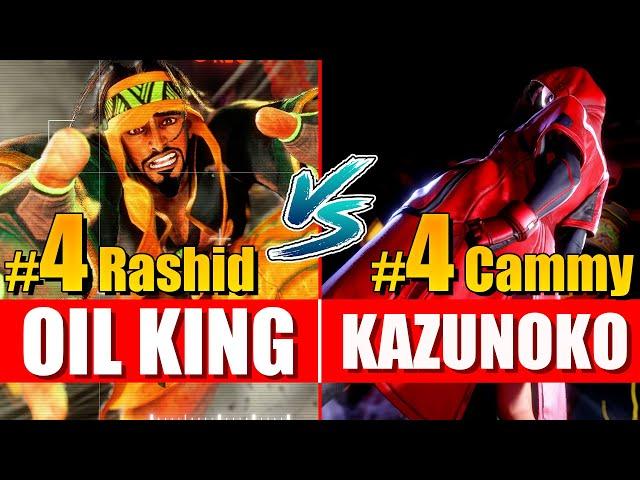 SF6 ️ Oil King (Rashid) vs Kazunoko (Cammy) ️ - Street fighter 6