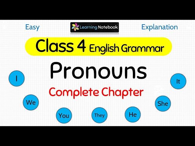 Class 4 Pronouns । Class 4 English Grammar Pronouns