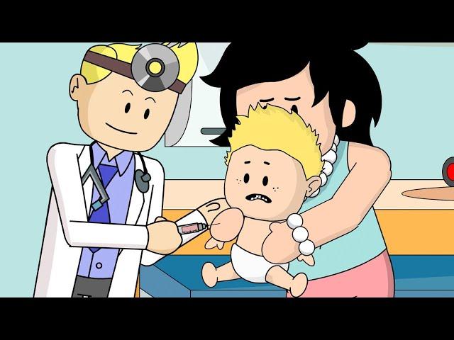 Visiting Dr. Chad at the Hospital - Baby Alan Cartoon - Season 2 Episode 11