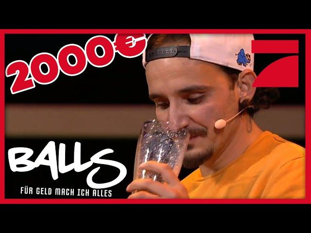 Eigenen Urin trinken | Balls - für Geld mach ich alles | ProSieben