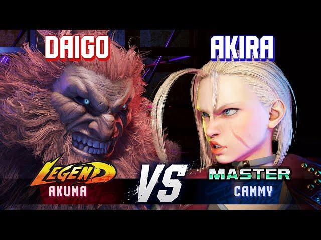 SF6 ▰ DAIGO (Akuma) vs AKIRA (Cammy) ▰ High Level Gameplay