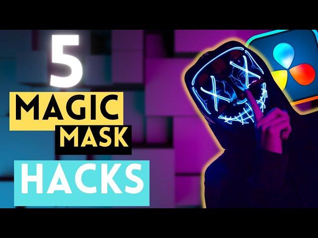 5 MUST KNOW Magic Mask Hacks in Davinci Resolve 18