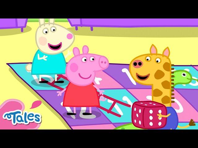 Peppa And Friends Play Snakes And Ladders!  | Peppa Pig Tales