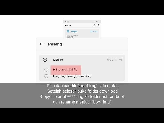 CARA INSTALL MAGISK TANPA TWRP / ROOT ANDROID TANPA TWRP