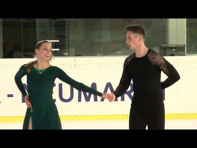 Adelina ZVEZDOVA / Uladzimir ZAITSAU BLR Ice Dance Short Dance EGNA-NEUMARKT 2017