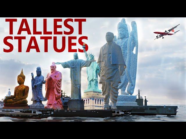 Tallest Statues Size Comparison | Upcoming Tallest Statues