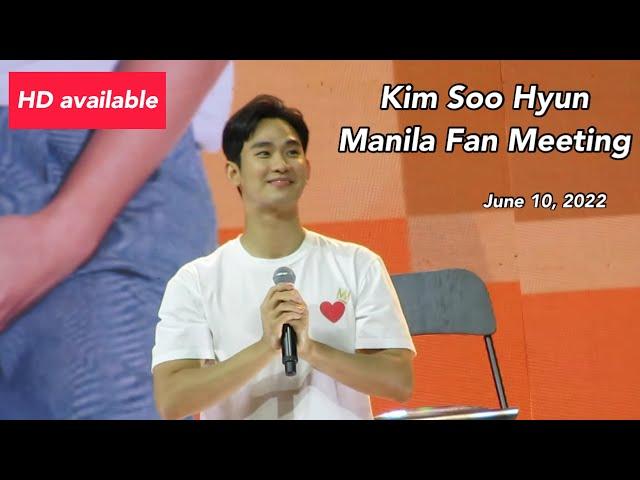 Kim Soo Hyun OPENING + Interview - BENCH fan meeting Manila Philippines 06102022