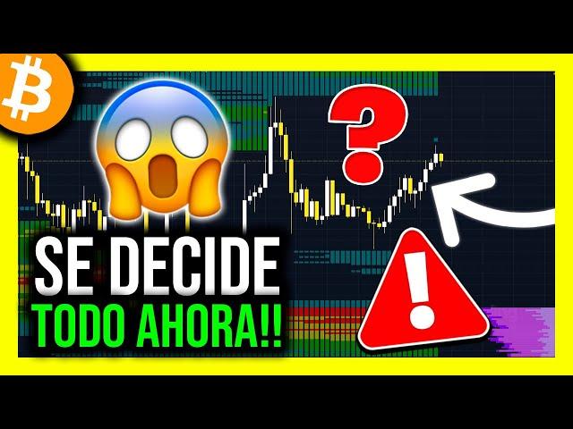  ¡TODO CAMBIARÁ PARA BITCOIN SI LOGRA ROMPER ESTE NIVEL!!!  ANÁLISIS de BITCOIN HOY