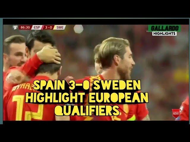 SPAIN vs SWEDEN 3−0   All Gоals HIGHLIGHT || EUROPEAN QUALIFIERS