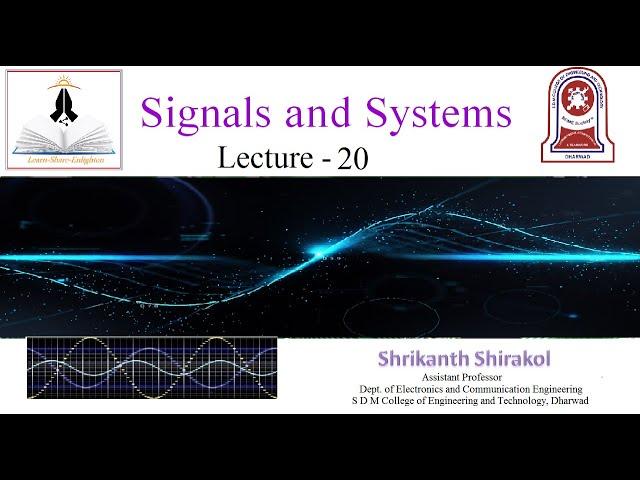 Lecture 20: Solving Differential and Difference equations: Homogenous solution, Particular Solution