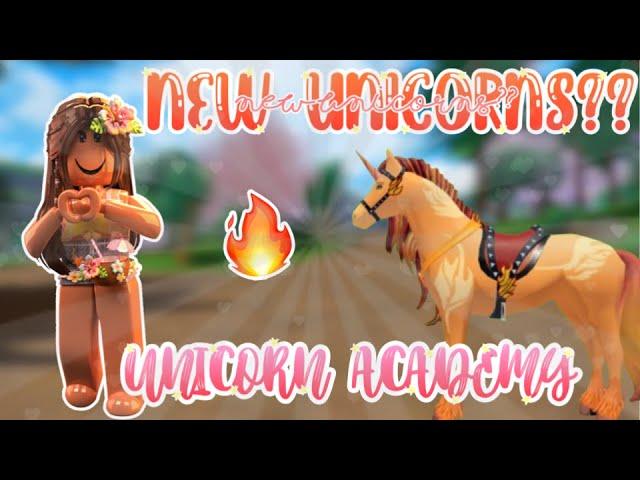 UNICORNS IN HORSE VALLEY??*Unicorn Academy!* Roblox Horse Valley