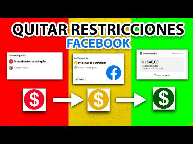 Como quitar Restricciones en Facebook SOLUCIÓN 2022