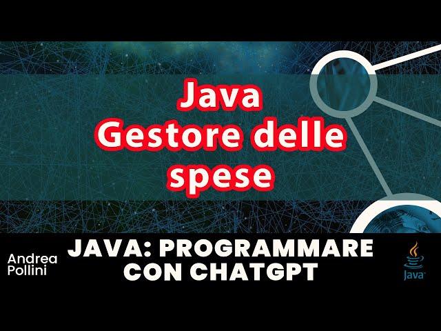 Programmare con ChatGPT in Java: Applicazione per la gestione delle spese personali #java #chatgpt