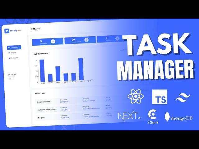 Full Stack Task Manager App with React, Next Js and MongoDB