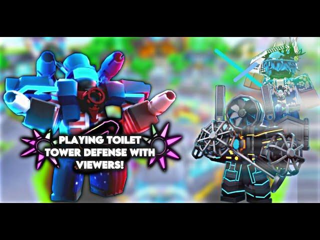LIVE grinding endless rank in toilet tower defense!