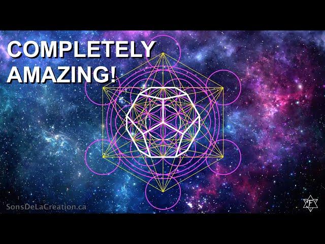 Animation 3D Cube de Metatron | Metatron's Cube 3D Animation - Flower of Life - Platonic Solids