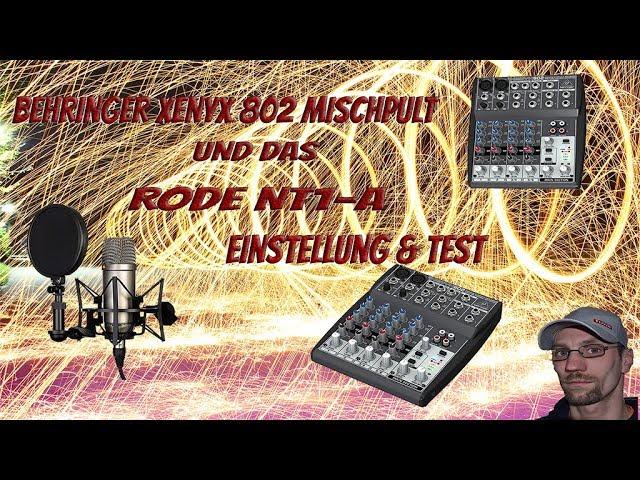 Behringer Xenyx 802 (HD)  #Einstellung & Test