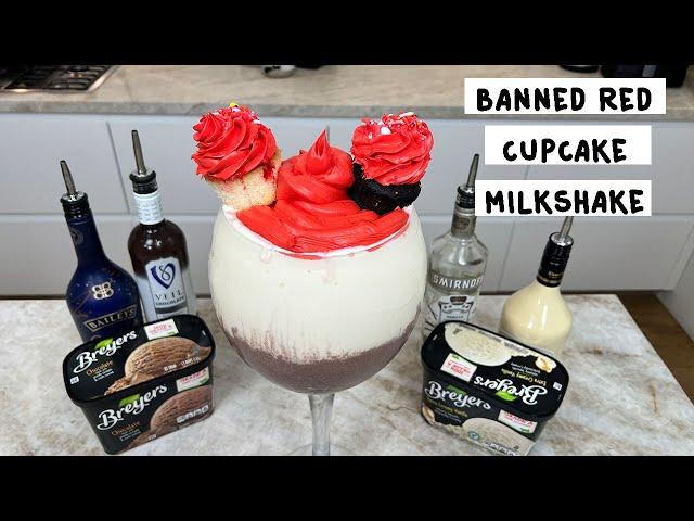 Banned Red Cupcake Milkshake