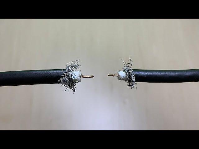 Techniques to properly connect the TV antenna wire so that the TV screen is clear!