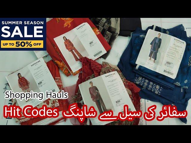 Sapphire sale shopping haul  2024 |sapphire summer sale 2024 |sapphire shopping 2024