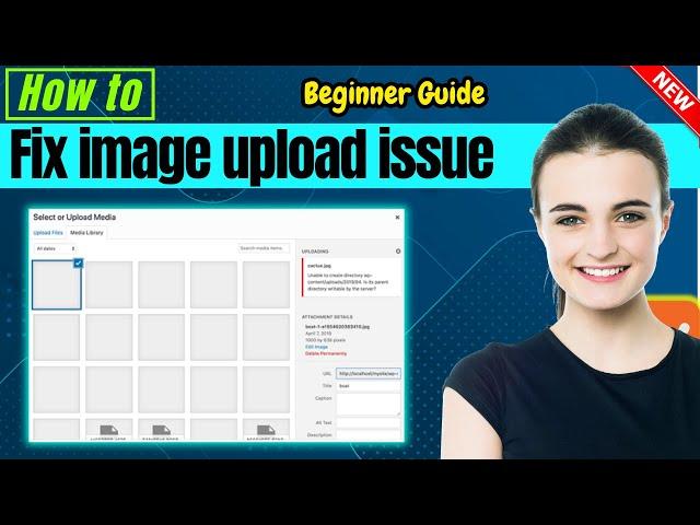 How to fix image upload issue in wordpress