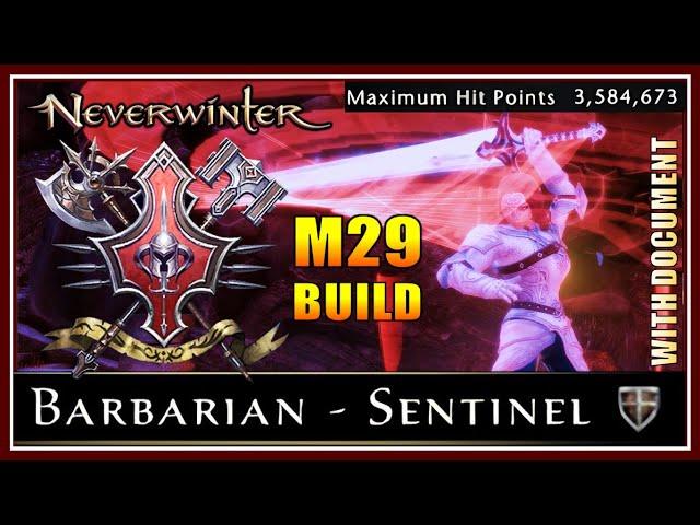 M29 Barbarian TANK Endgame Build for Any Content! - Best Gear & Powers to Use! - Neverwinter