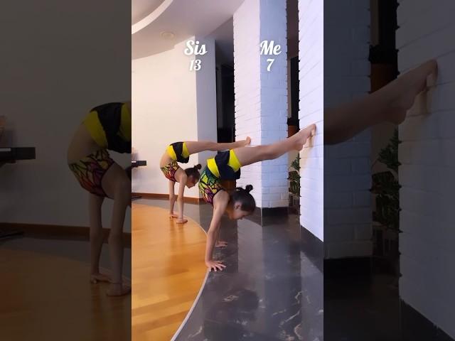 Who did it better? ‍️ @yana.chirkina  #flexibility